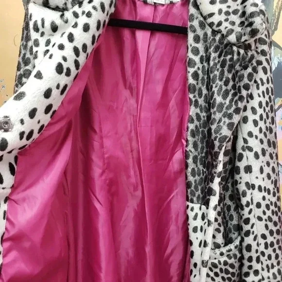 Carmin Snow Leopard Animal Print Coat - Picture 2 of 7